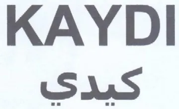 KAYDI كيدي trademark logo