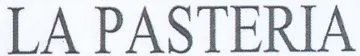 LA PASTERIA trademark logo