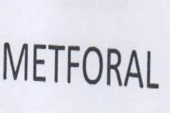 METFORAL trademark logo
