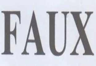 FAUX trademark logo