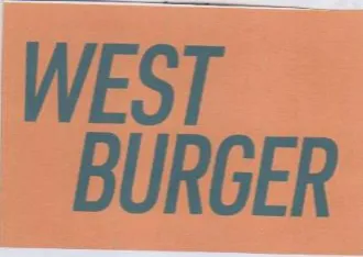 WEST BURGER trademark logo