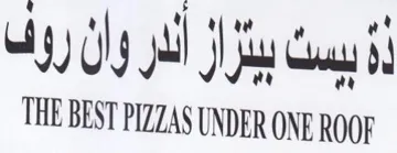THE BEST PIZZAS UNDER ONE ROOK بينراز ألدر وال روك trademark logo