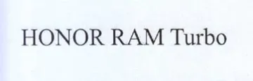 HONOR RAM Turbo trademark logo