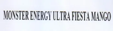 MONSTER ENERGY ULTRA FIESTA MANGO trademark logo