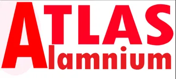 (ATLAS Alamnium) . $ trademark logo