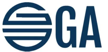 / اسم العلامة- ( GA مع شكل ) trademark logo
