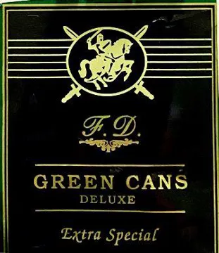 / اسم العلامة- ( GREEN CANS مع الشكل ) trademark logo