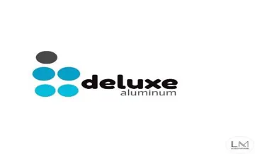 Deluxe aluminum trademark logo