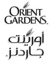 ORIENT GARDENS )أورينت جاردنز (مع الشكل trademark logo