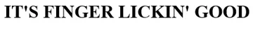 ITS Finger LICKIN GOOD trademark logo