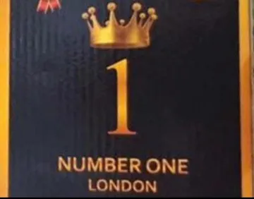 NUMBER ONE LONDON مع الشكل trademark logo