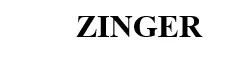ZINGER trademark logo