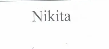 NiKita trademark logo