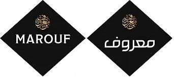 MAROUF معروف مع الشكل trademark logo