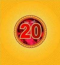 20 trademark logo