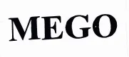 MEGO trademark logo