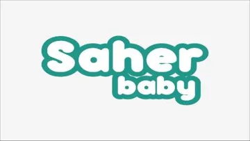 Saher baby trademark logo