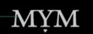 MYM مع الشكل trademark logo