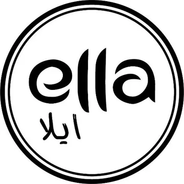 ella ايال مع الشكل trademark logo