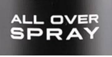 - ALL OVER SPRAYمع الشكل trademark logo