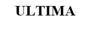 ULTIMA trademark logo