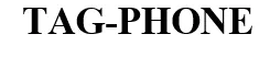 TAG-OHONE) ) trademark logo