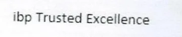 ibp trusted excellence trademark logo