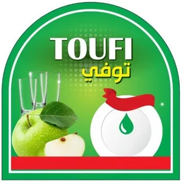 توفيTOUFI مع الشكل وااللوان trademark logo