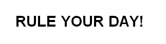 RULE YOUR DAY! trademark logo