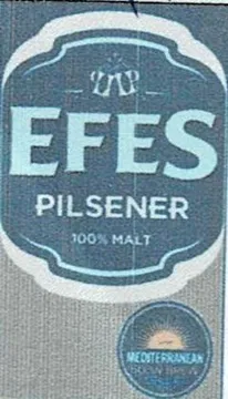 EFES PILSENERمع ال شكل trademark logo