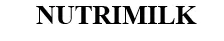 NUTRIMILK trademark logo