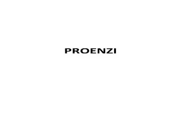 PROENZI trademark logo