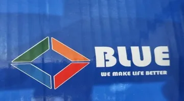 BLUE WE MAKE LIFE BETTER trademark logo