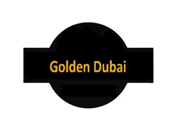 Golden Dubai trademark logo
