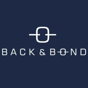 BACK & BOND مع الشکل trademark logo