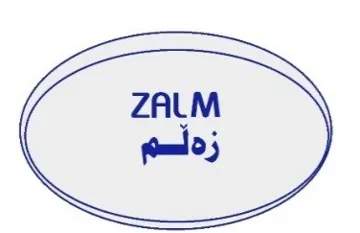 زەڵمZALM مع الشکل trademark logo