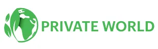 PRIVATE WORLD trademark logo