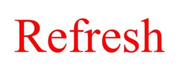 Refresh trademark logo