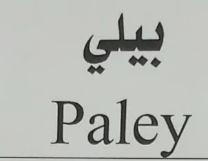بيليPaley trademark logo