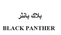 بالك بانثرBLACK PANTHER trademark logo