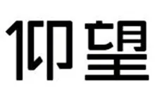 ( YANG WANG ) . مع الشکل trademark logo