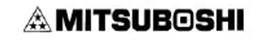 MITSUBOSHI trademark logo
