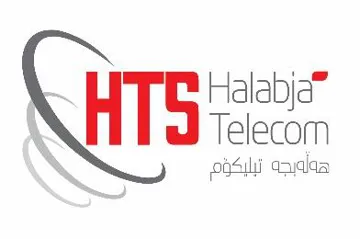 هەڵە بجە تیلکۆمHALABJA TELECOM HTS trademark logo