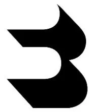 ( B ) .مع الشكل trademark logo