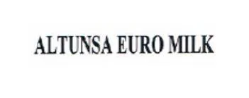 ALTUNSA EURO MILK trademark logo