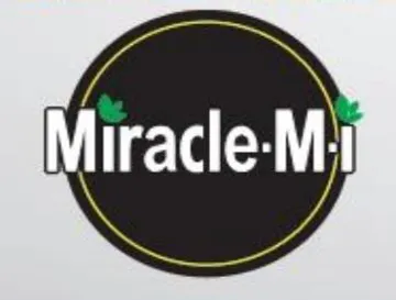 شكل دائرة سوداء M.I Miracle trademark logo