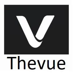 Thevue trademark logo