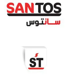 سانتوسSANTOS ST مع الشكل trademark logo