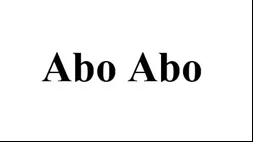Abo Abo trademark logo
