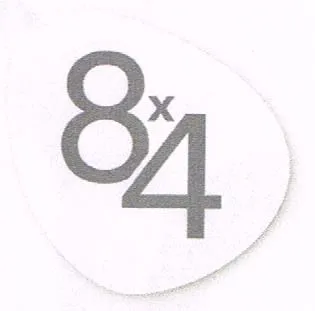 8X4 trademark logo